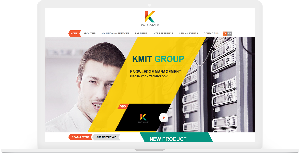 ผลงานทำเว็บ Kmit Group