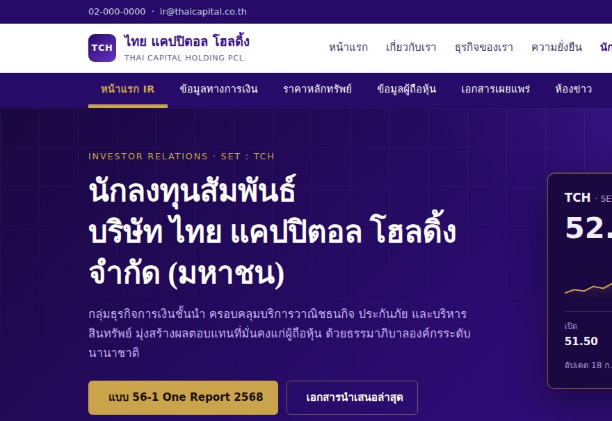ตัวอย่าง Template F — Premium Finance