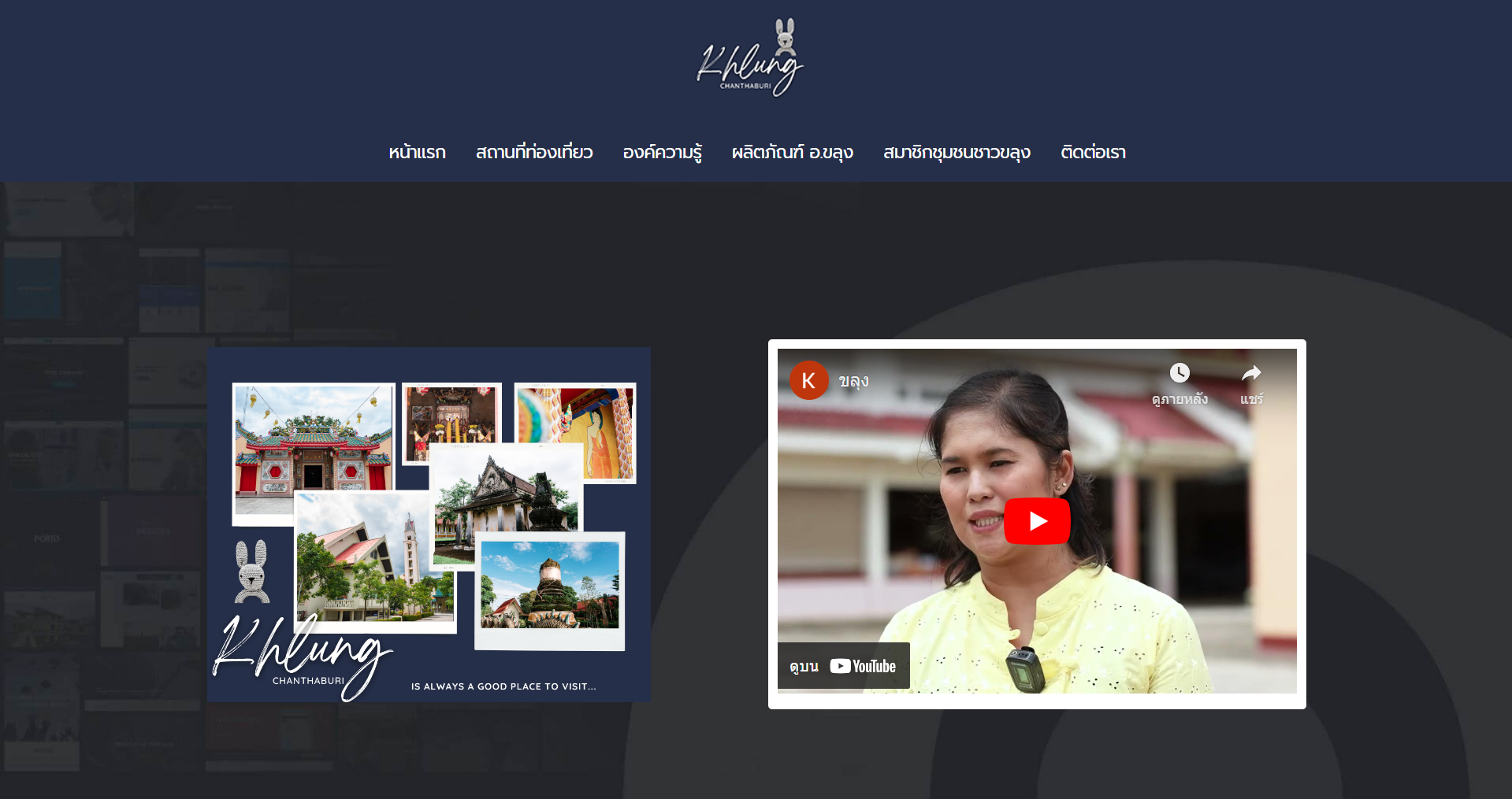 จัดทำเว็บไซต์ teekhlung.com