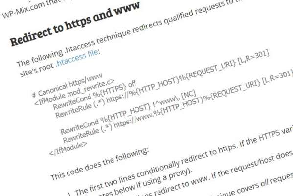 วิธีตั้งค่า .htaccess redirect https and www ง่ายๆ copy วางได้เลย